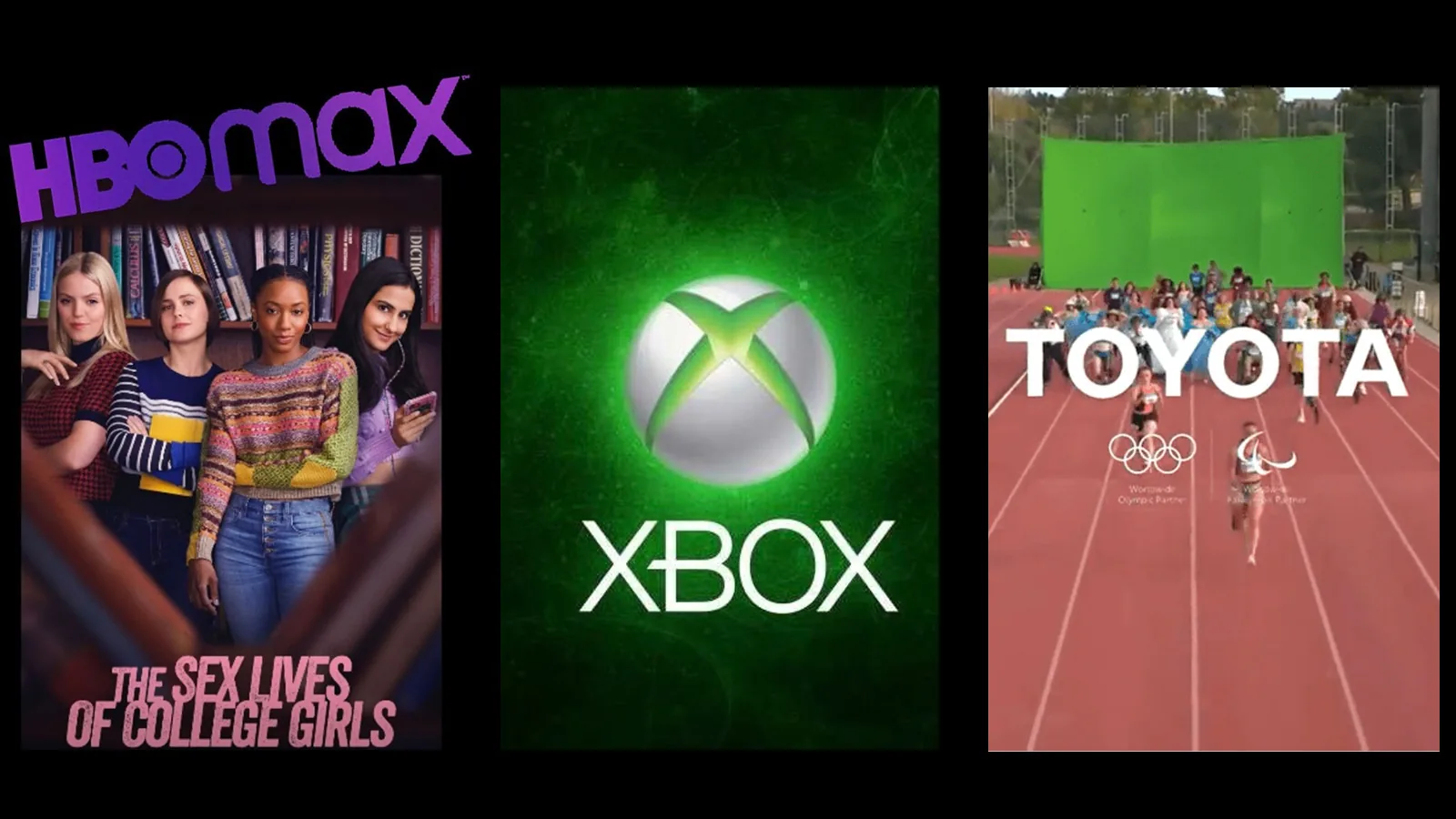 Brand collaborations — HBO Max, Xbox, Toyota